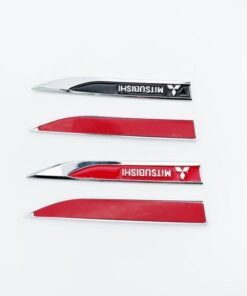 Leaf Metal Car Sticker(2PCS)