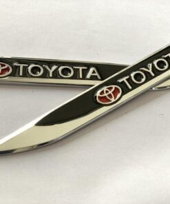 Leaf Metal Car Sticker(2PCS)