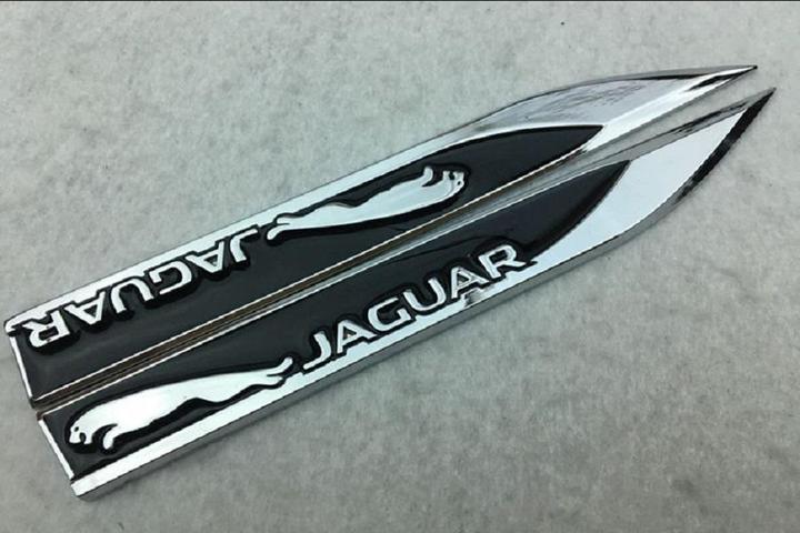 Leaf Metal Car Sticker(2PCS)