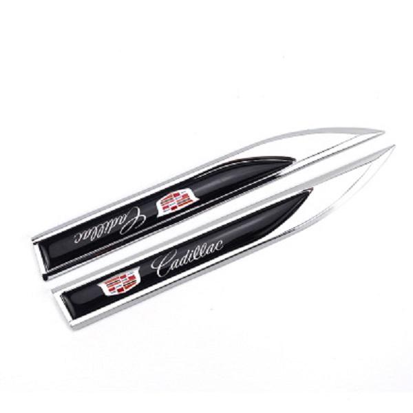Leaf Metal Car Sticker(2PCS)