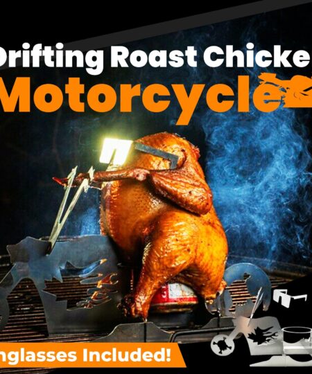 Drifting Roast Chicken Motorcycle
