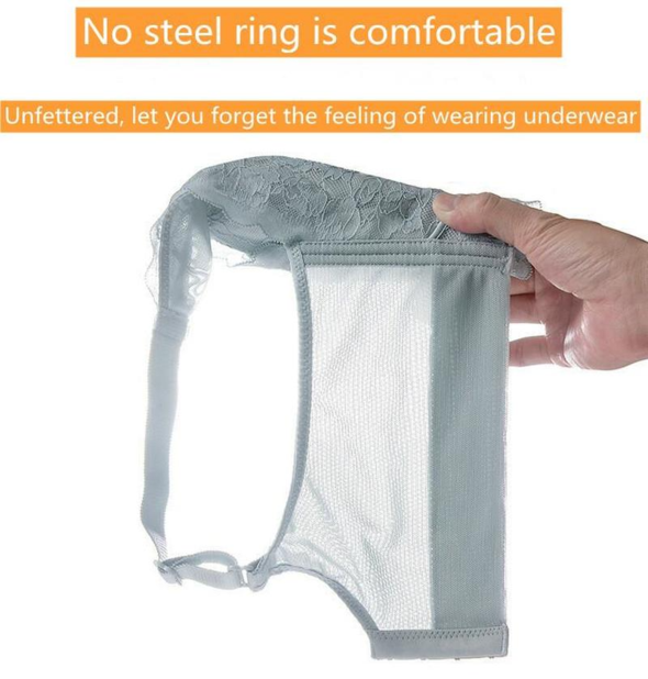 Anti-sagging Ultra-thin No Steel Ring Gather Bra