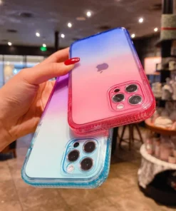 New Gradient Color Two-In-One Anti-Fall Mobile Phone Case