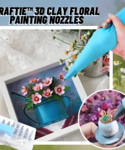 [PROMO 30%] Craftie™ 3D Clay Floral Painting Nozzles