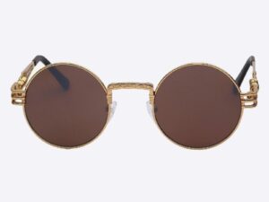 2 Chainz Vintage Sunglasses - Steampunk Round Shades
