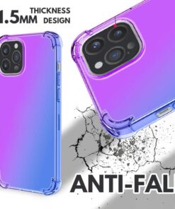 New Gradient Color Two-In-One Anti-Fall Mobile Phone Case