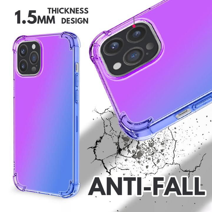 New Gradient Color Two-In-One Anti-Fall Mobile Phone Case