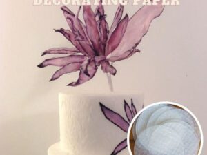 [PROMO30%OFF] 3D WATER COLOR CAKE DECORATING PAPER