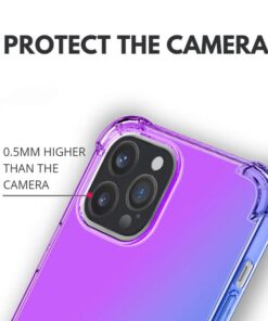 New Gradient Color Two-In-One Anti-Fall Mobile Phone Case