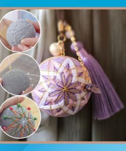 [PROMO 30% OFF] Craft+ DIY Temari Keychain Ball Kit