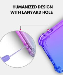 New Gradient Color Two-In-One Anti-Fall Mobile Phone Case