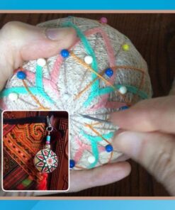 [PROMO 30% OFF] Craft+ DIY Temari Keychain Ball Kit