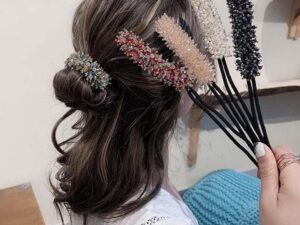 Headdress Flower Bud Head Hair Set