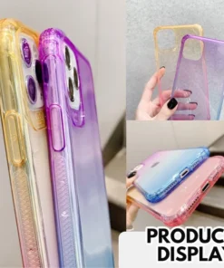New Gradient Color Two-In-One Anti-Fall Mobile Phone Case