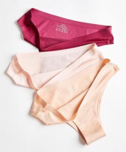 M-3XL Ultra-thin Ice Silk Seamless Panties
