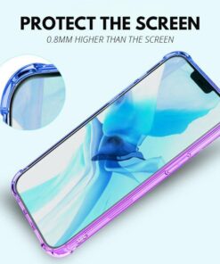 New Gradient Color Two-In-One Anti-Fall Mobile Phone Case