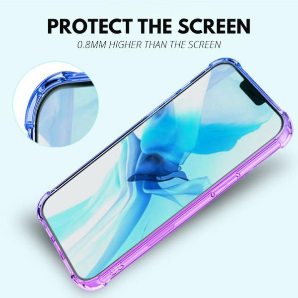 Новый защитный чехол для мобильного телефона «два в одном» градиентного цвета