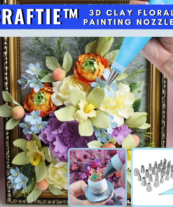 [PROMO 30%] Craftie™ 3D Clay Floral Painting Nozzles