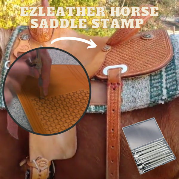 [PROMO 30% OFF] EZLeather Horse Saddle Stamp