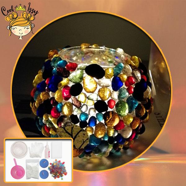 DIY Mosaic Candle Holder Kit