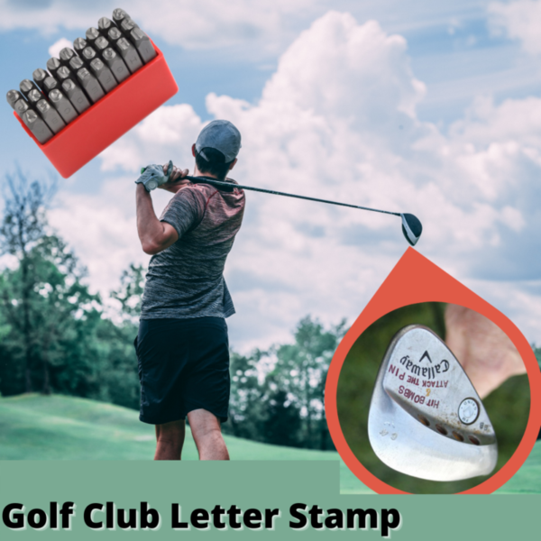 [PROMO 30% OFF] Golf Club Letter Stamp