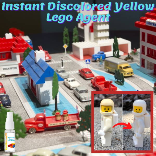 [Promo 30%] Instant Discolored Yellow Lego Agent