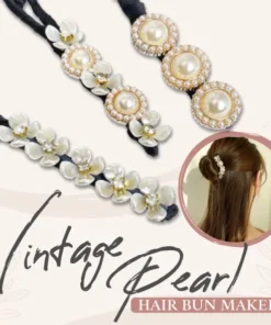 Vintage Pearl Hair Bun Maker