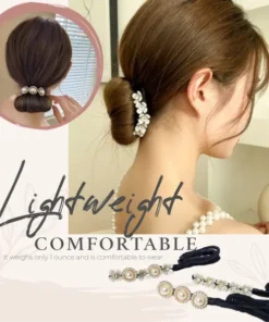 Vintage Pearl Hair Bun Maker