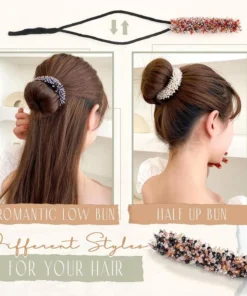 GlamBun™ - Rhinestone Bun Maker