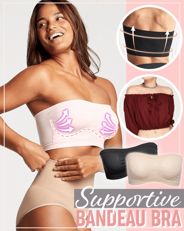 StayUp™ Supportive Bandeau Bra - Buy Today Get 75% Discount – Wowelo