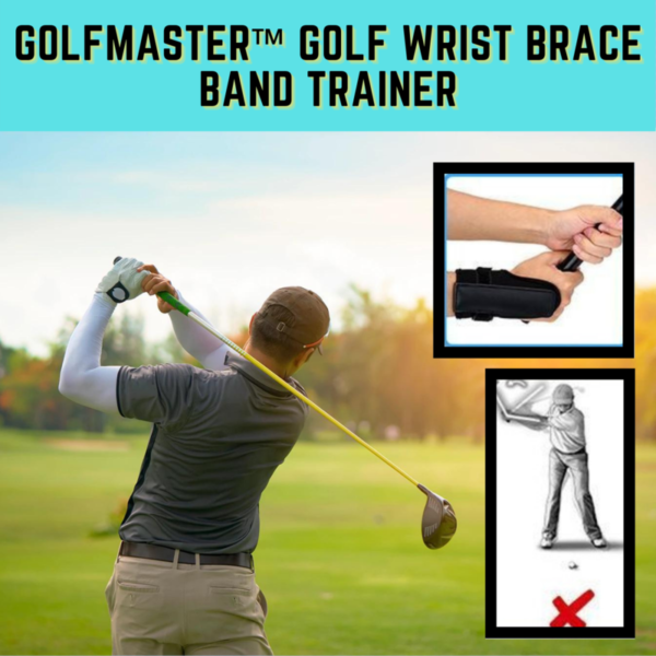 [PROMO 30% i ffwrdd] GolfMaster™ Hyfforddwr Band Brace Arddwrn Golff