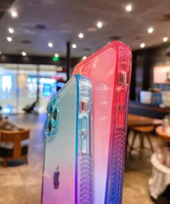 New Gradient Color Two-In-One Anti-Fall Mobile Phone Case
