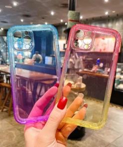 New Gradient Color Two-In-One Anti-Fall Mobile Phone Case