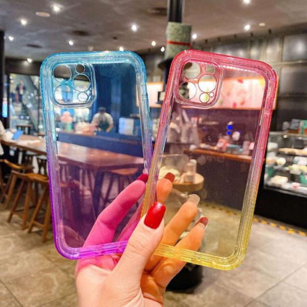 New Gradient Color Two-In-One Anti-Fall Mobile Phone Case