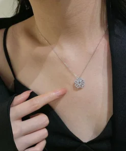 For Love Heart necklace ❤️“Lucky in Love” and “I LOVE YOU“ ❤️