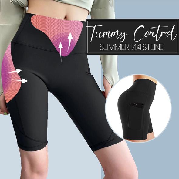 Ice Silk Waist Shaping Workout Shorts