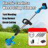 Portable Smart Wireless Electric Lawn Mower Trimmer Edger
