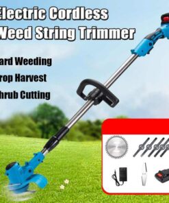 Portable Smart Wireless Electric Lawn Mower Trimmer Edger