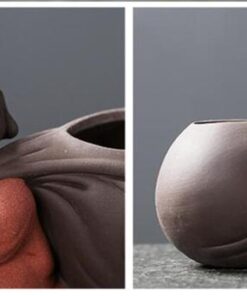 Ceramic Tea Pet Ornaments Buddha Enlightened Statue