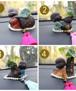 Ceramic Tea Pet Ornaments Buddha Enlightened Statue