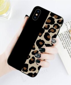 BRIGHT DIAMOND LEOPARD PRINT PHONE CASE