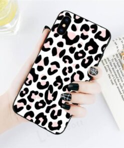 BRIGHT DIAMOND LEOPARD PRINT PHONE CASE