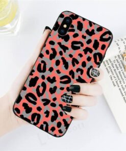 BRIGHT DIAMOND LEOPARD PRINT PHONE CASE