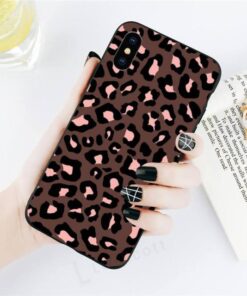 BRIGHT DIAMOND LEOPARD PRINT PHONE CASE
