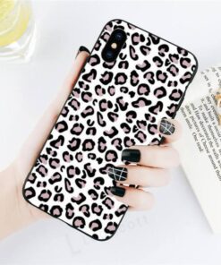 BRIGHT DIAMOND LEOPARD PRINT PHONE CASE