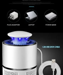 Mosquitoes Eliminator For Indoor And Outdoor With LED Light Noiseless And Nontoxic