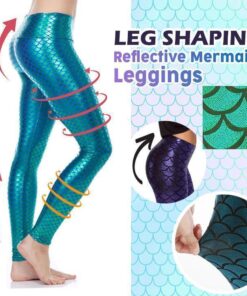 LEG SHAPING REFLECTIVE MERMAID LEGGINGS