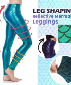 LEG SHAPING REFLECTIVE MERMAID LEGGINGS