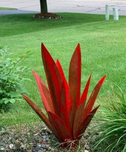 Metal puro + vendas quentes 50% off-red tequila agave-perfeito para decoração de jardim
