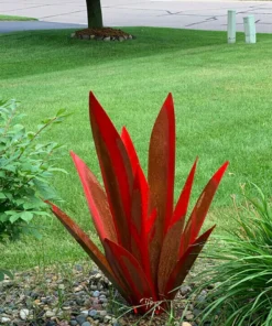 Pure metal+Hot Sales 50% Off-Red Tequila Agave-Perfect for garden decoration